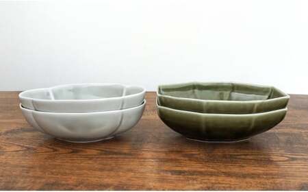 有田焼 小鉢 2種 4点セット 【金善製陶所】  皿 4枚 セット 取り皿 食器 器 35000円 do045