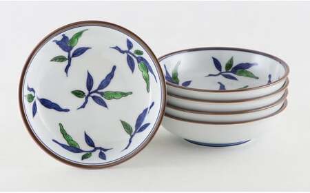 源右衛門窯 染錦胡椒絵 鉢 器 食器 取鉢 小鉢 サラダ鉢 有田焼 ad049