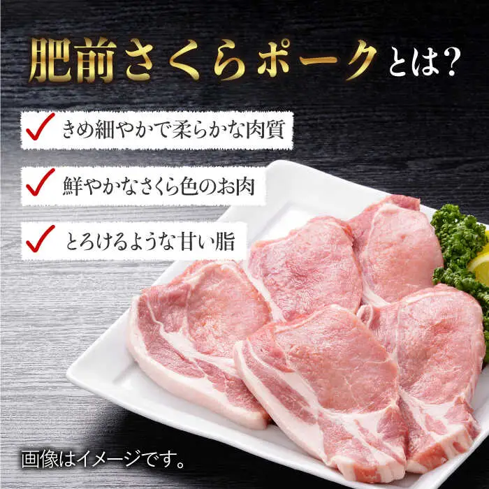 【佐賀のブランド豚・大容量】肥前さくらポーク とんかつ用ロース1,000g（100g×10枚）豚肉 ロース 厚切り トンカツ[FBE019]