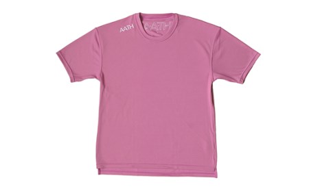 I4-04PA【カラー：マゼンタ サイズ：L】リカバリーウェア A.A.TH/ ハーフTシャツ（品番：AAJ99301）