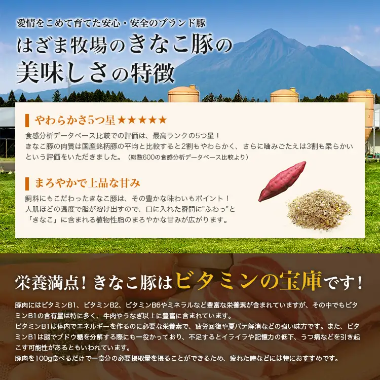鹿児島県産「きなこ豚」しゃぶしゃぶ用3種類 計1.5kg ロース 肩ロース バラ スライス 豚肉 お鍋 しゃぶしゃぶ ブランド 食べ比べ 冷凍 スターゼン