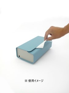 B187　ｐａｏｌ（イエロー）＜ティッシュBOXケース＞