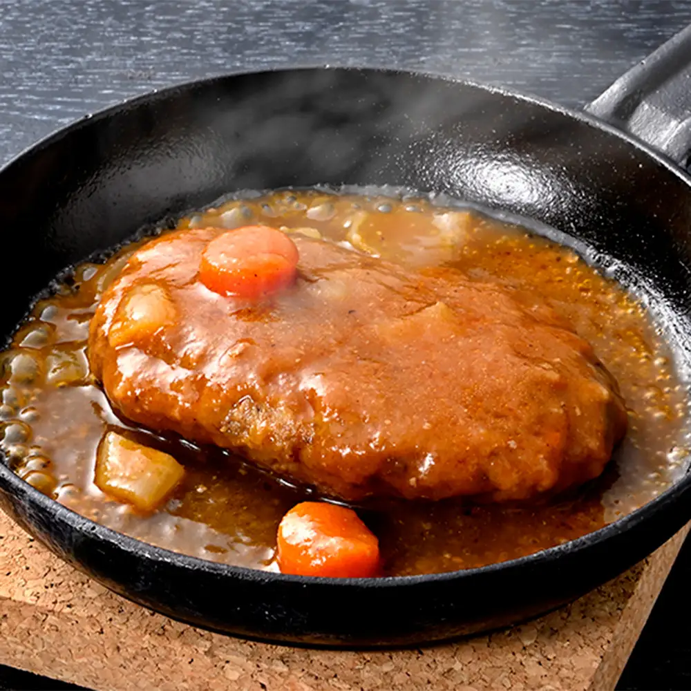 ハンバーグ 近江牛 煮込み 自家製 デミグラスソース 1.2kg (200g×6個) ブランド 牛肉 黒毛和牛 【 近江牛 】 DI01W