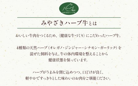 みやざきハーブ牛ステーキ食べ比べセット(サーロインステーキ・リブロースステーキ×各200g)　肉 牛 牛肉