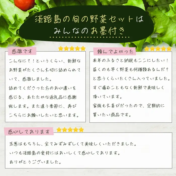 【定期便】淡路島の旬の野菜セット 3ヶ月コース　野菜詰め合わせ