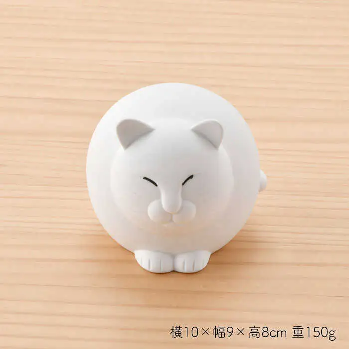 【波佐見焼】ねこ（無釉・つや無し）インテリア 置物【アトリエやま】 [RE04]  波佐見焼
