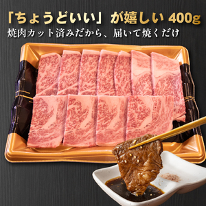 宮崎牛 おためし 肩ロース 焼肉用 400g 国産 牛肉 黒毛和牛 