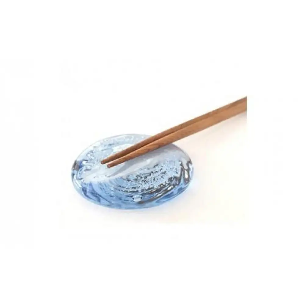 ＜Aji Glass＞　箸置き　くぼみ　泡　2個セット　(GIFT BOX付)