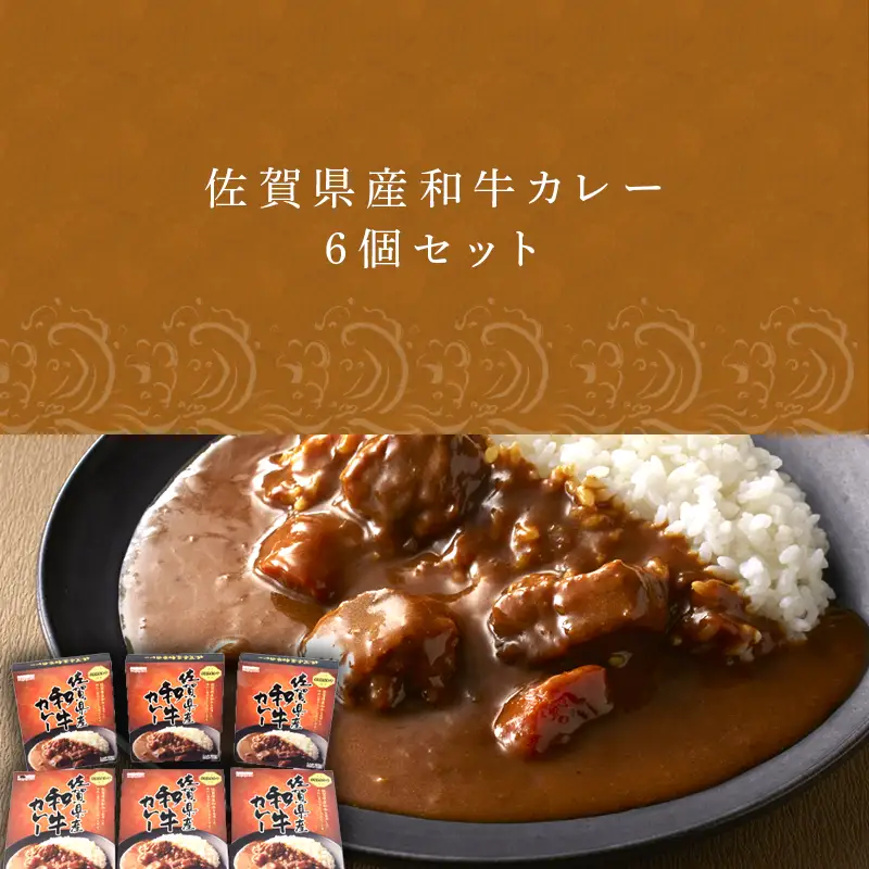 佐賀県産和牛カレー 6個セット(180g×6個)