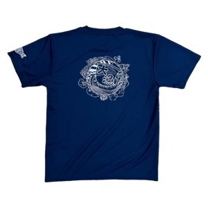 地域限定オリジナルデザインTシャツ（インディゴ・ドライ素材）【R01012】