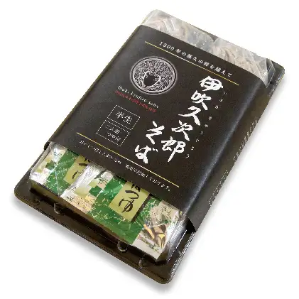 伊吹久次郎そば 6人前 つゆ付 半生蕎麦 麺類 