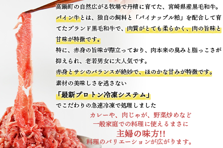 ＜パイン牛切り落とし　500ｇ＞翌月末迄に順次出荷【c822_yu_x2】
