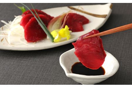 筋肉セット 鮮馬刺し ロース ブロック 500g（約100g×5）タレ付き