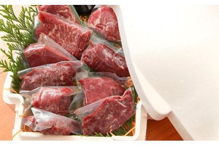 国産くまモンBOX入り「上赤身セット」+ 馬肉おつまみ 3点 食べ比べ