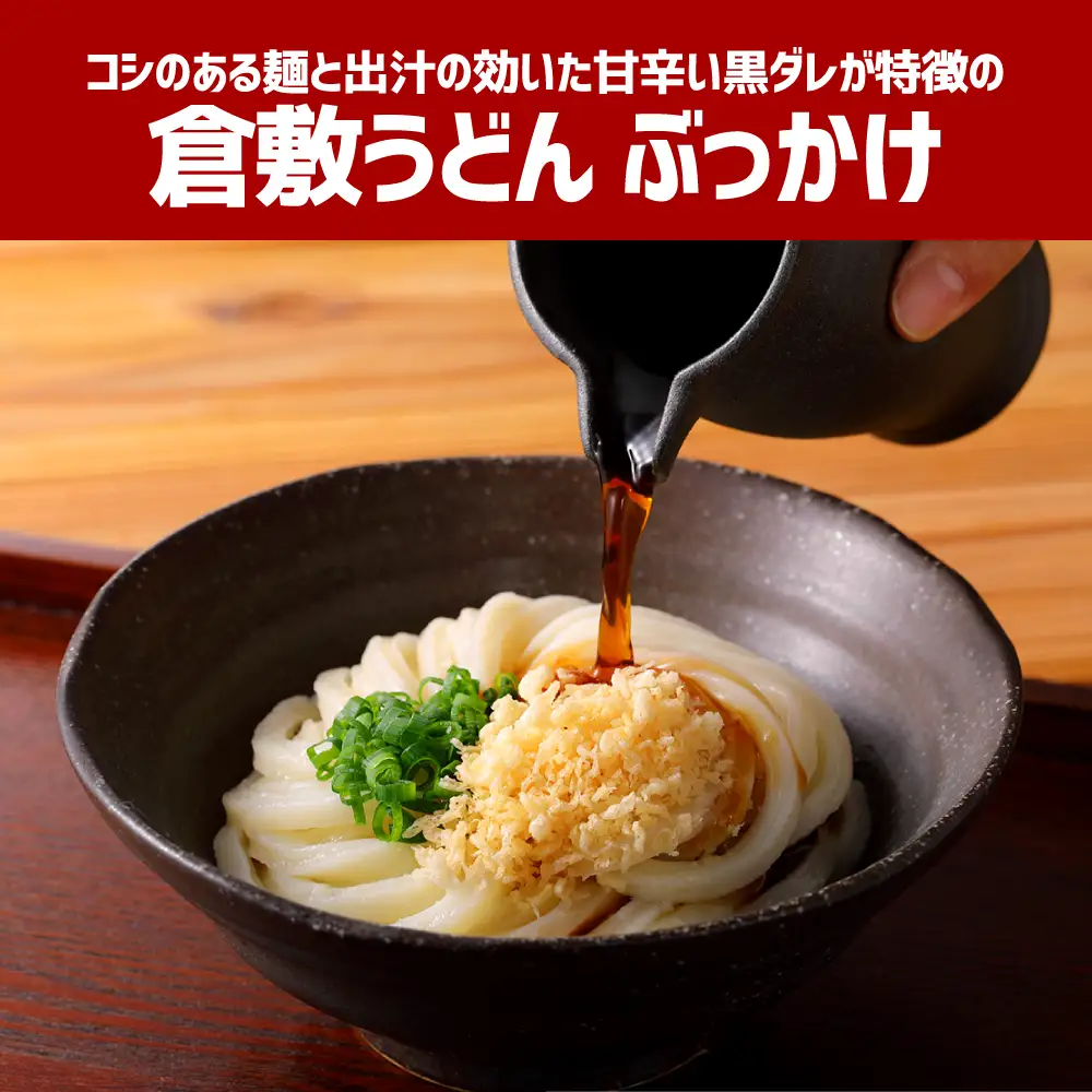 【ふるなびWEEK対象】　『倉敷うどん ぶっかけ』ファミリーセット半生12人前【うどん 人気うどん ぶっかけうどん ファミリー 家族用 ぶっかけ 岡山県 倉敷市】
