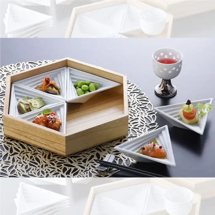 【波佐見焼】水晶 おちょこ 小鉢 セット（お二人様用） 食器 皿 【丹心窯】 [AB10] 波佐見焼