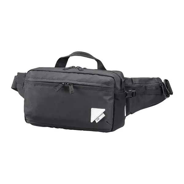 豊岡鞄 CIE WEATHER BODYBAG with MARKET BAG（071954）ブラック / 木和田正昭商店 撥水 ウエストポーチ ボディバッグ ウエストバッグ メンズ レディース スマートフォン 財布 A5手帳収納 エコバッグ付属