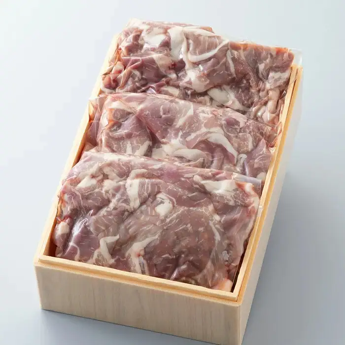 【A-323】 宝牧場　みるく豚切り落とし　1.5kg（500g×3）　[高島屋選定品］