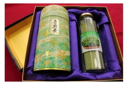 プレミアム　伊勢茶　かぶせ茶　煎茶　抹茶　セット／貴の園製茶　高級　お茶　三重県　度会町