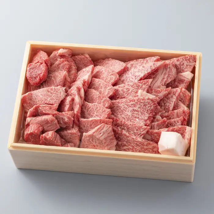 【A-343】 宝牧場 近江牛ヒレ・ロース焼肉用 1㎏［高島屋選定品］