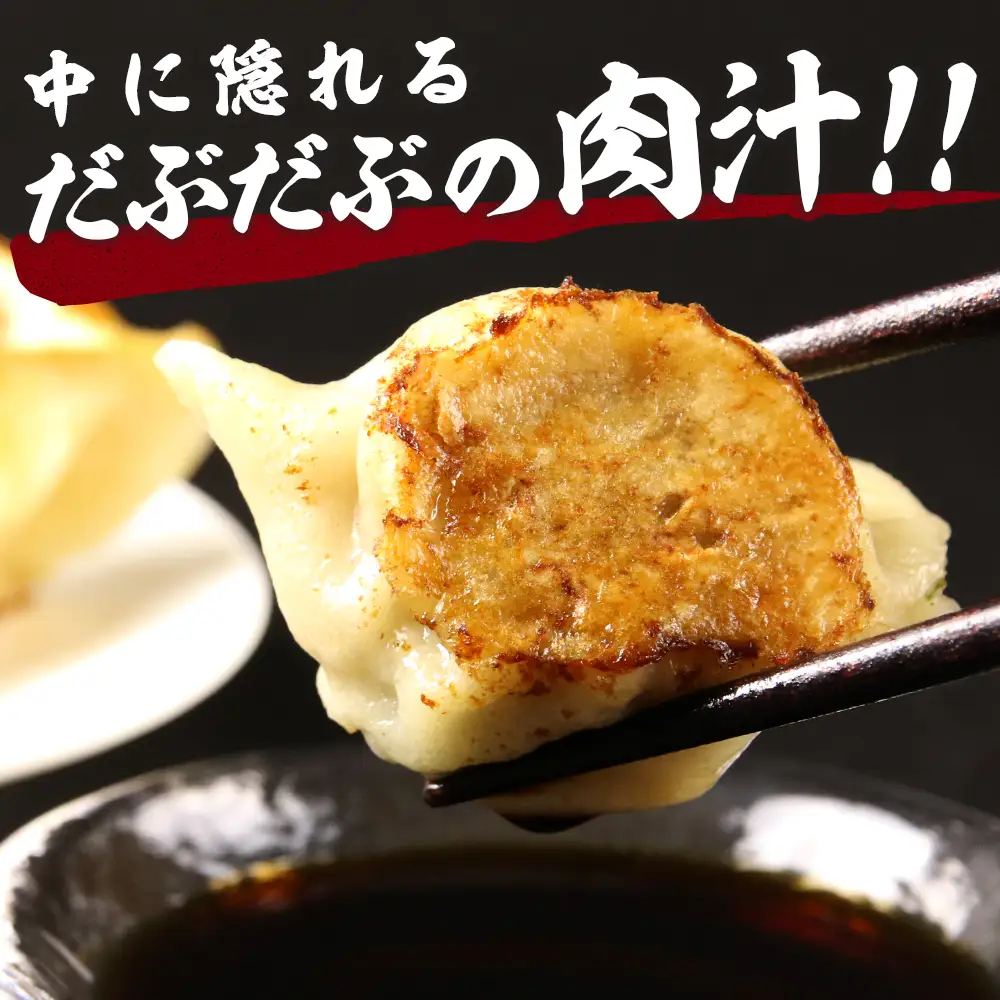 だぶだぶの肉汁をすすりたくなる餃子 60個（30個入×2パック）