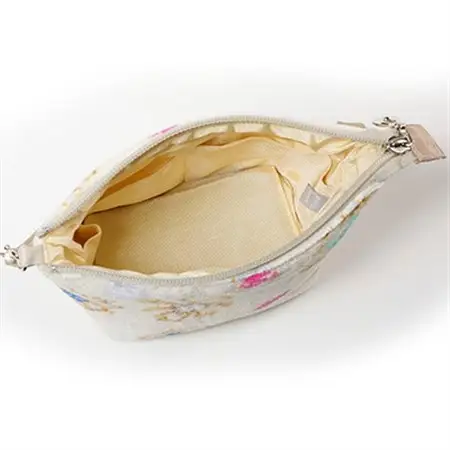 再織ストラップポーチ(宝石)白　_装飾品・工芸品  鞄・バッグ かばん カバン_【1138630】