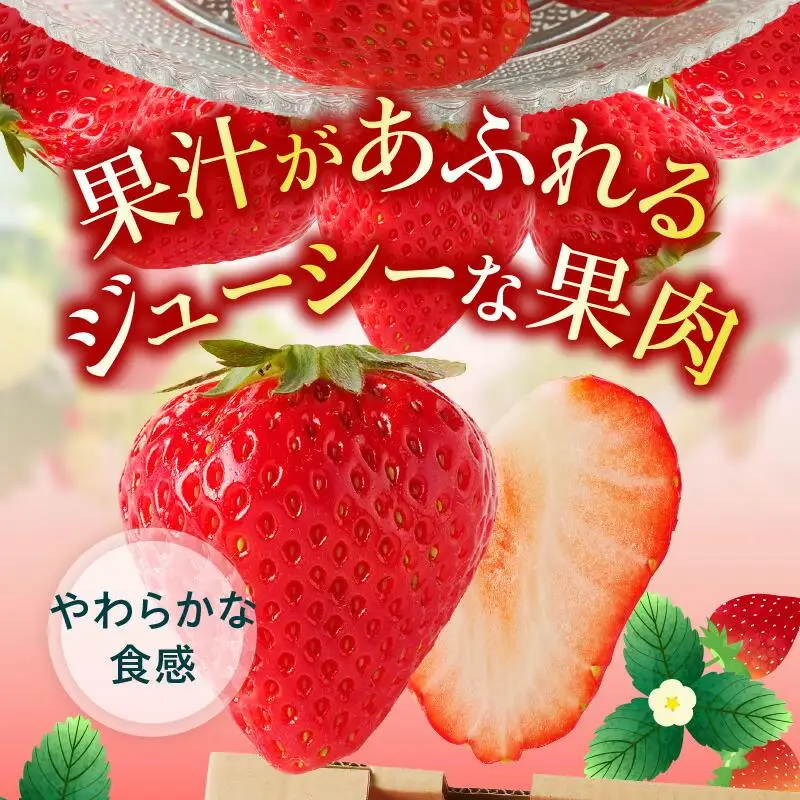 ケーキ用 さぬきひめいちご 4トレー(各約280g)【2027年1月上旬～2027年5月下旬配送】