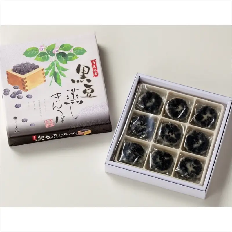 和菓子 黒豆蒸しきんつば 和菓子
