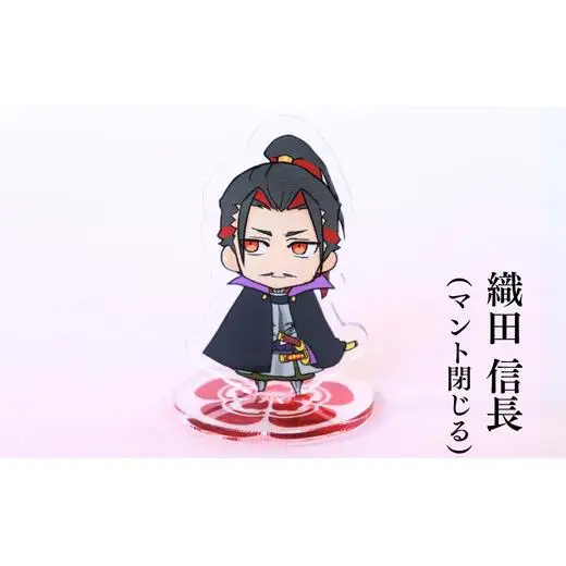 【アクリルスタンド】やっぱり岐阜城が好き（信長（マント閉じる）　道三　光秀） 豆本おまけ付