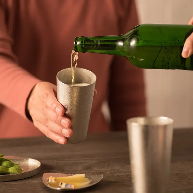 ビアカップ 能作 タンブラー 錫 酒器 伝統技術 ビアジョッキ 雑貨 FAD-2015