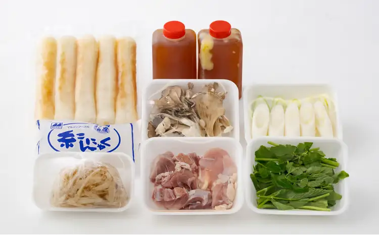 比内地鶏きりたんぽ鍋セット（２人前）　100P1525【れすとらん比内どり（ 比内物産開発）】