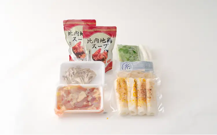 きりたんぽセット2人前 【配送指定不可】　85P1530【白沢通園センター】