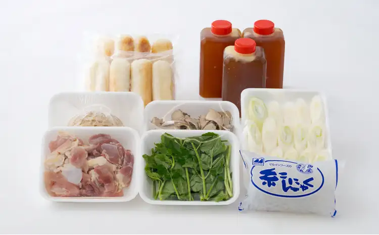比内地鶏きりたんぽ鍋セット（３人前）　130P1510【れすとらん比内どり（ 比内物産開発）】