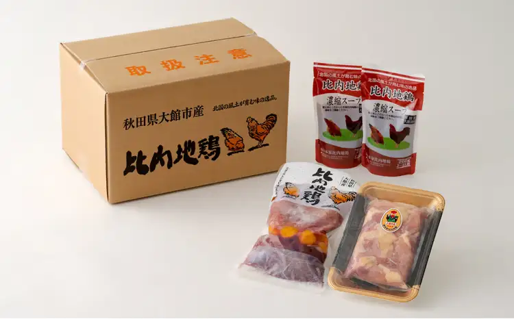60P2333 比内地鶏モツの逆襲【配送指定不可】【 本家比内地鶏】