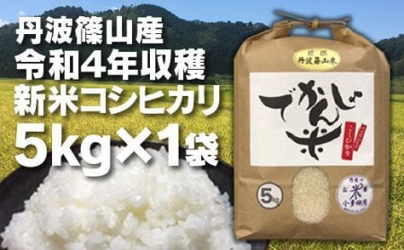 【令和7年産】抜群の味と香り 丹波篠山産コシヒカリ5kg×１ 山椒醤油漬セット  ごはんのお供付き AD29    
