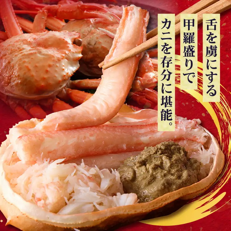 香住ガニ 甲羅盛り 香箱造り 約160g×4個 【令和8年9月中旬以降発送予定】 かに カニ 19-06