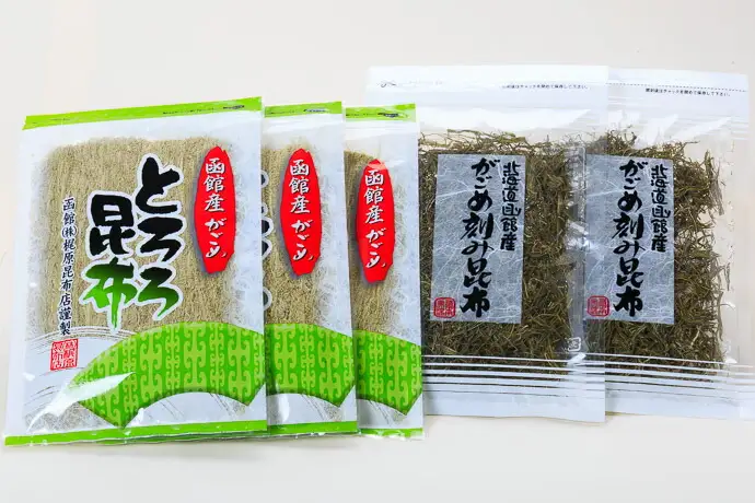がごめとろろ昆布セット がごめ昆布 ガゴメ がごめ とろろ とろろ昆布 きざみ昆布 こんぶ 昆布 北海道 函館 はこだて_HD022-001