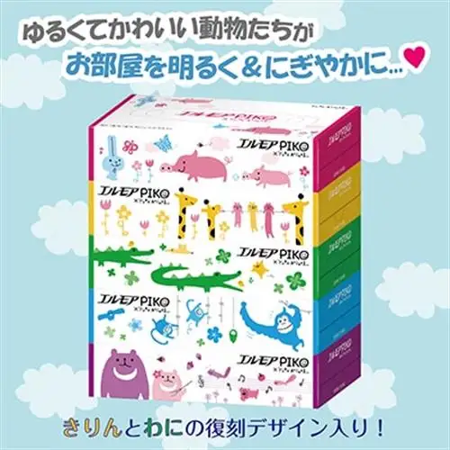 エルモアピコティシュー160組5箱×12パック(60箱)【離島・沖縄県不可】_ティッシュ ティッシュペーパー 日用品 消耗品 まとめ買い 常備品 生活用品 ボックスティッシュ_【配送不可地域：離島・沖縄県】【1240650】