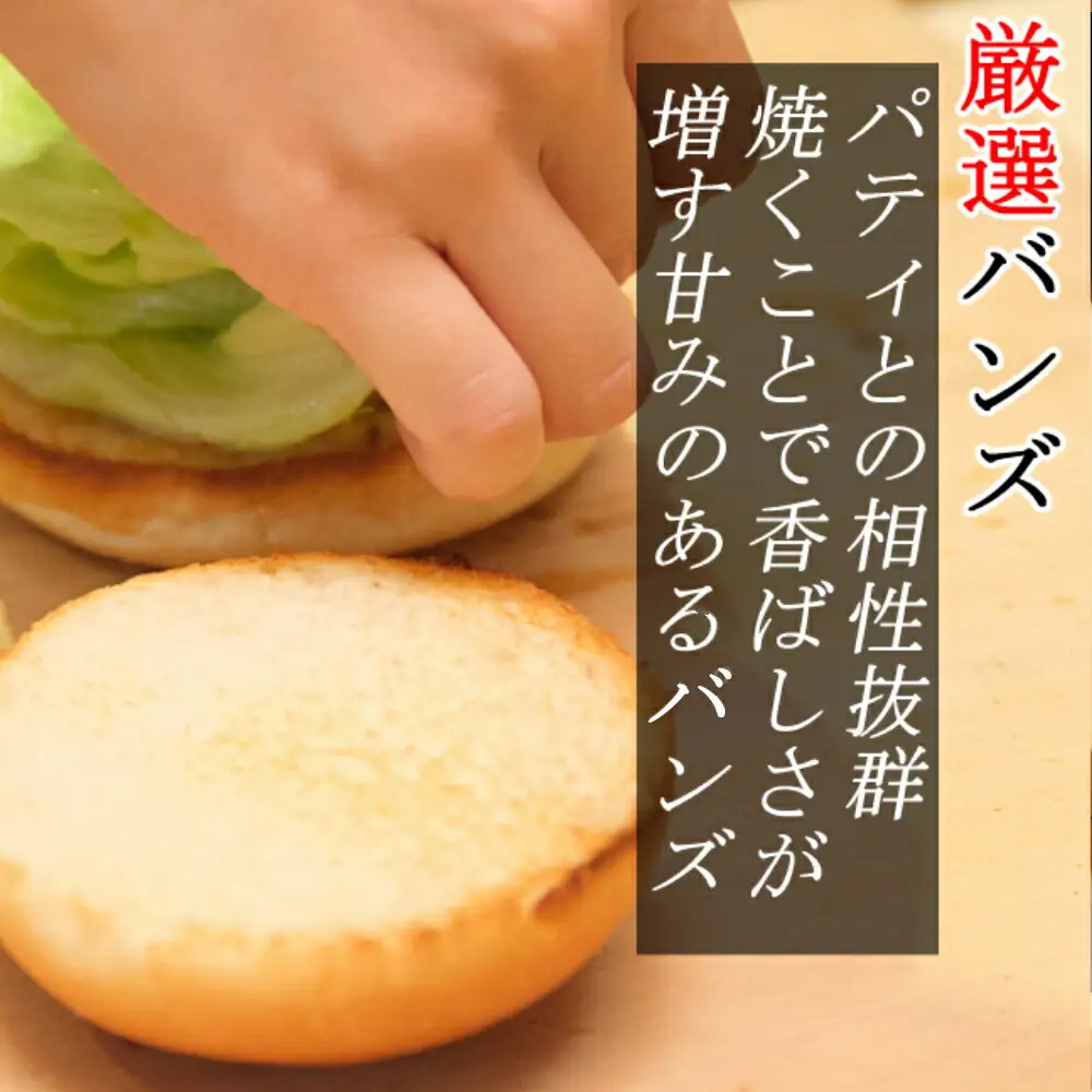 土佐和牛＆四万十ポーク合い挽きハンバーガーセット【オーロラソース】【７人前】