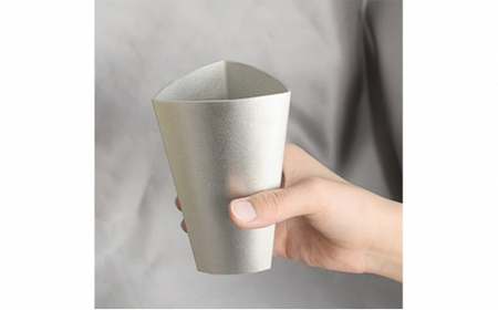 【高岡銅器】TRI ビアカップ 民芸品 工芸品 伝統技術 食器 タンブラー 錫製  FAD-0680