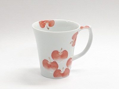 【伊万里焼】一珍りんご絵マグカップ 032-H705