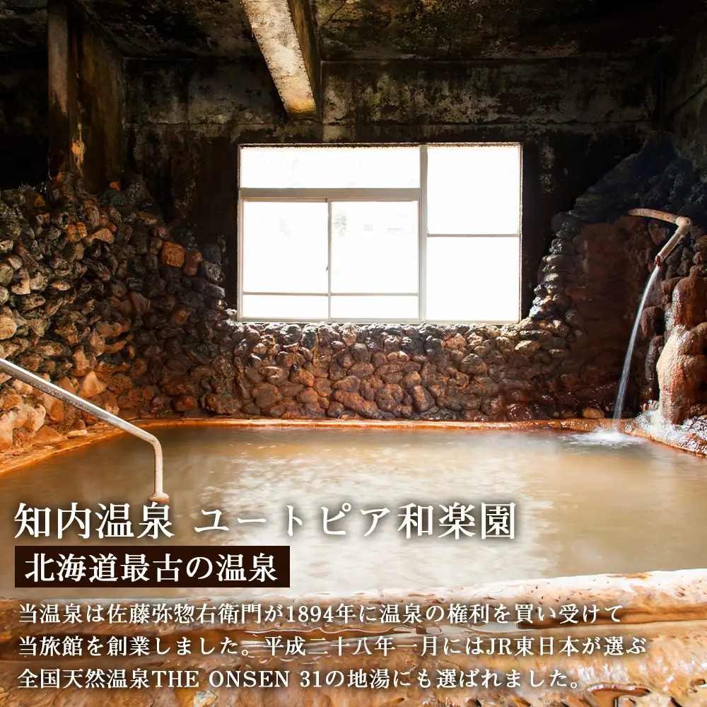 知内温泉の素「女将の湯」5個入り×2パック《知内温泉 ユートピア和楽園》