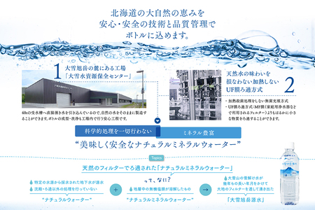 大雪旭岳源水（500ml×48本）