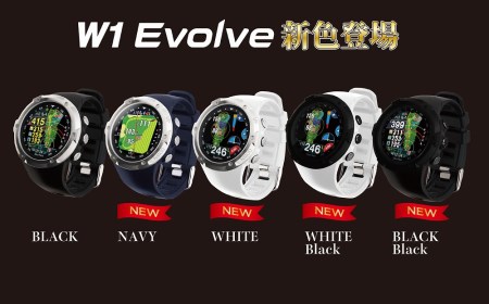 ショットナビW1 Evolveカラー：ホワイト×ブラック（Shot Navi W1 Evolve） ゴルフ 距離計 ゴルフ 距離計 ゴルフ 距離計 ゴルフ 距離計