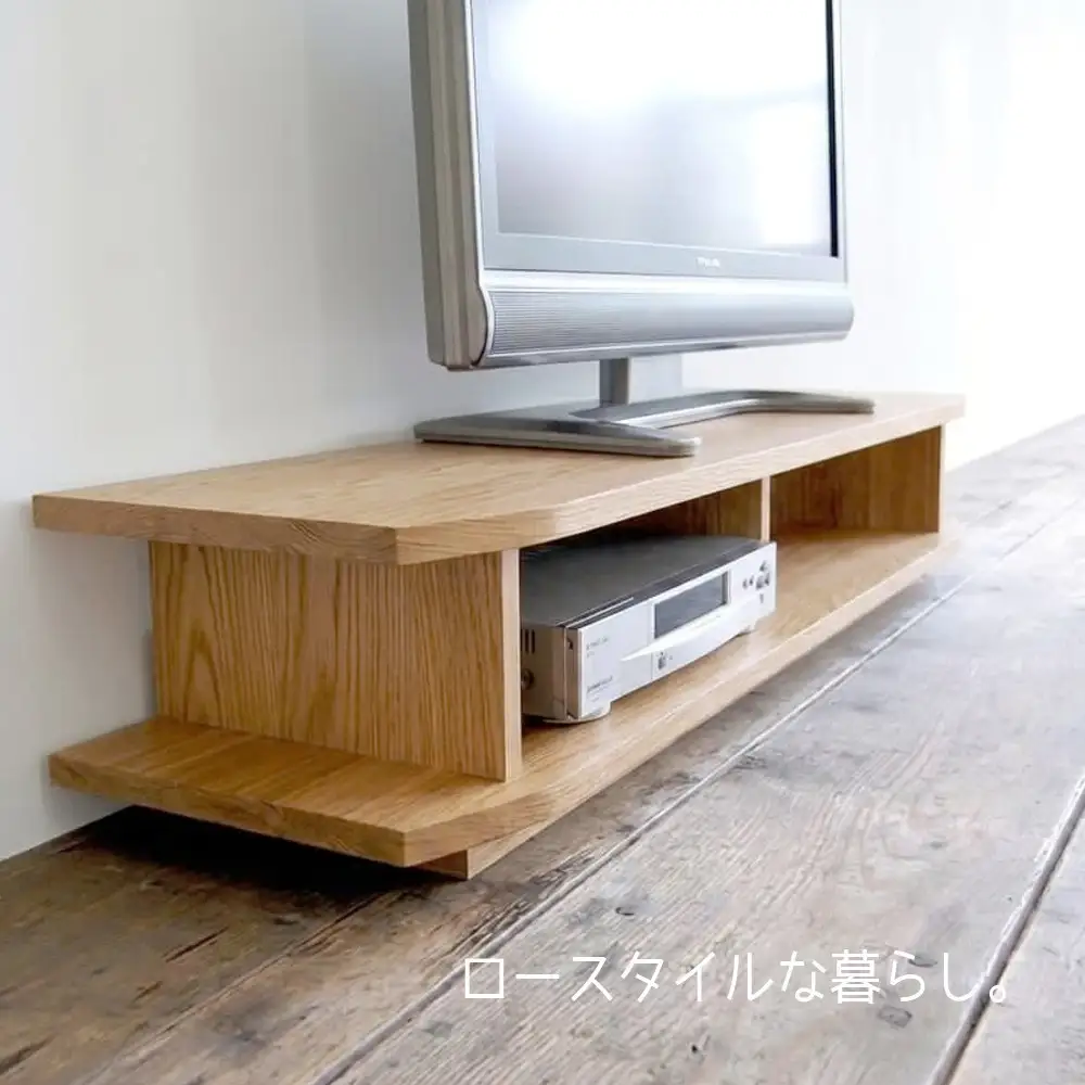 【無垢材のコンパクトテレビ台】miniテレビボード 120 ウォールナット