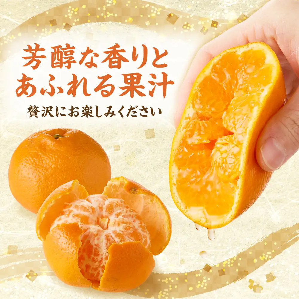 ＜2027年1月～4月上旬発送＞JAむなかたかんきつ部会が厳選したみかん（中晩柑）計5kg【JAほたるの里】_AS0280-00
