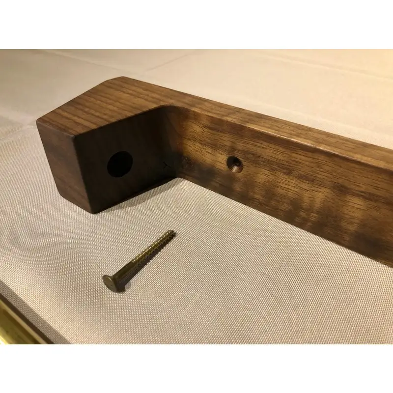 木の存在感がある｢タオルかけ｣(ウォルナット)【GOODWOODWORKS】_HA0414