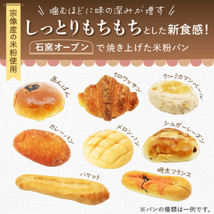宗像産米粉使用！もちもち米粉パン10個【ＪＡむなかた　米粉パン工房「姫の穂」】_HA0641