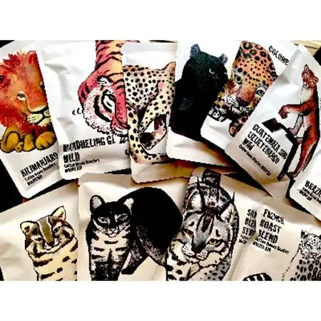 珈琲豆焙煎所マウンテンのドリップパック20個セットーWild Cat Series GiftBoxー_飲料・ドリンク ドリップ コーヒー・コーヒー豆 珈琲_【1234546】