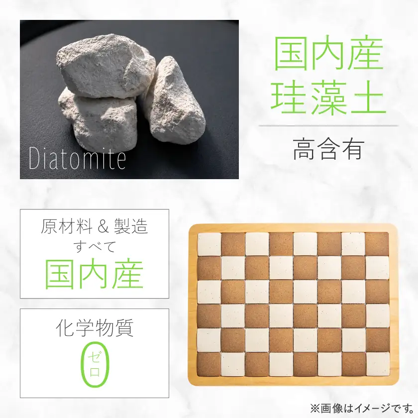  吸水＆速乾!洗える 珪藻土タイルバスマット クリア(ミニ / Sサイズ)_雑貨・日用品  日用品 _【1244707】